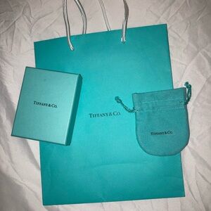 Tiffany & Co. Blue Gift Bag, Box & Pouch Set